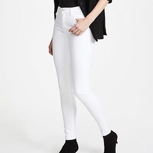 J Brand Maria high rise white legging jeans